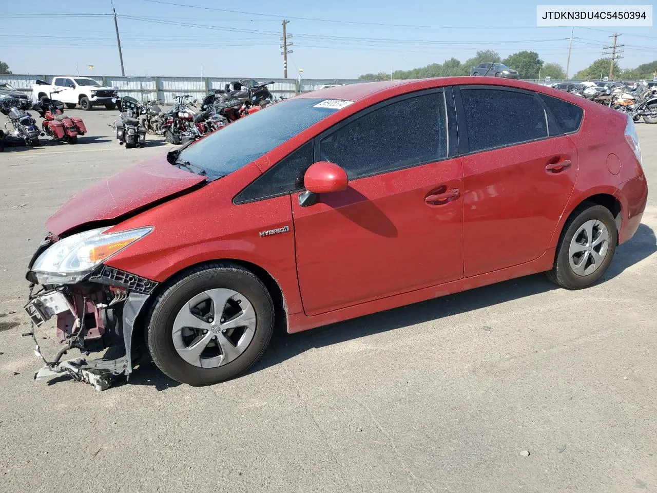 2012 Toyota Prius VIN: JTDKN3DU4C5450394 Lot: 66935574