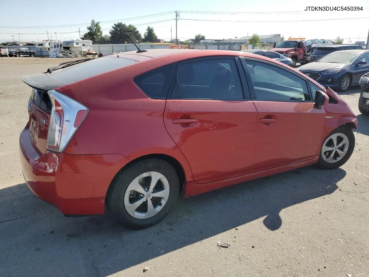 2012 Toyota Prius VIN: JTDKN3DU4C5450394 Lot: 66935574