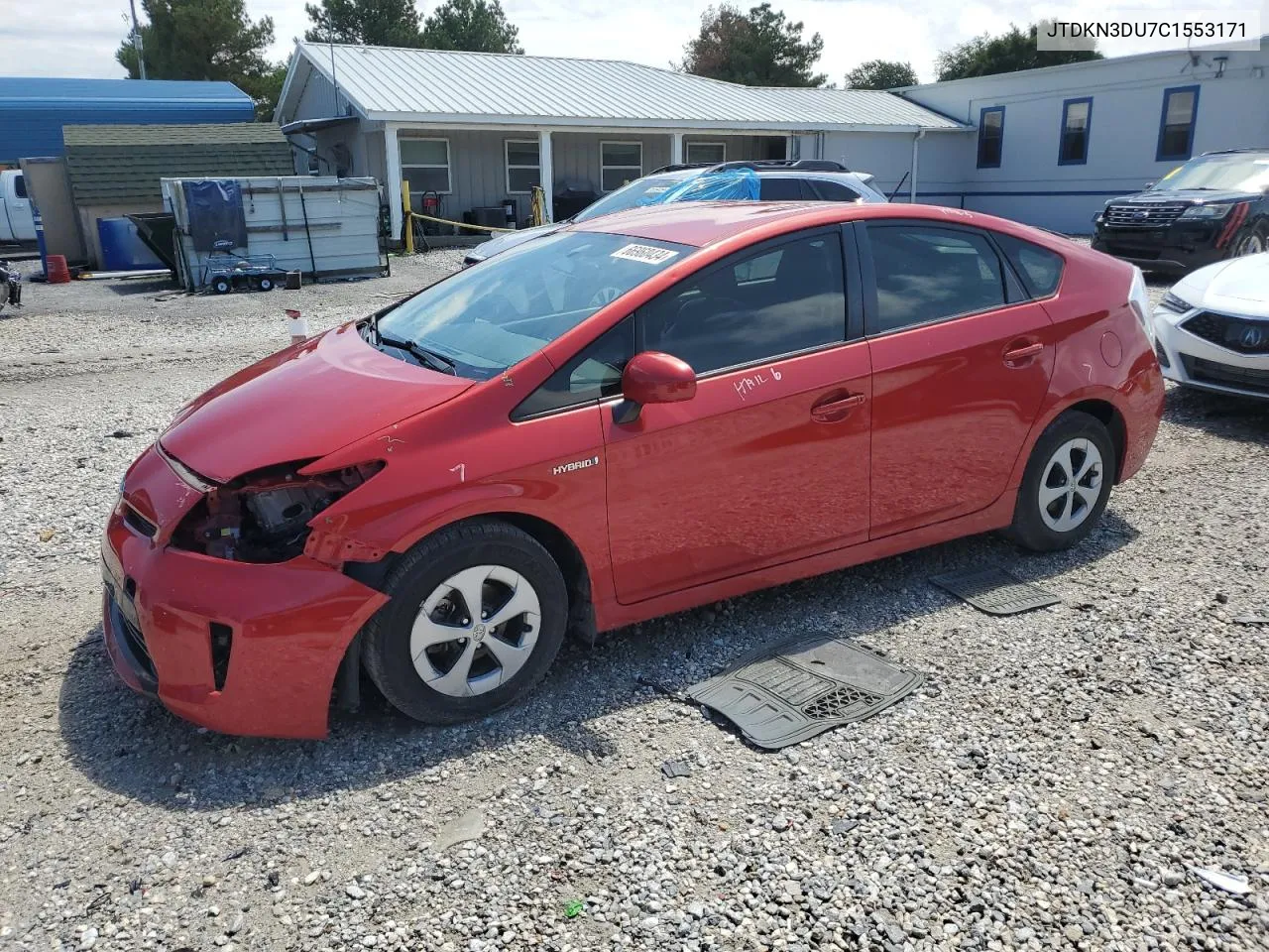 2012 Toyota Prius VIN: JTDKN3DU7C1553171 Lot: 66960434