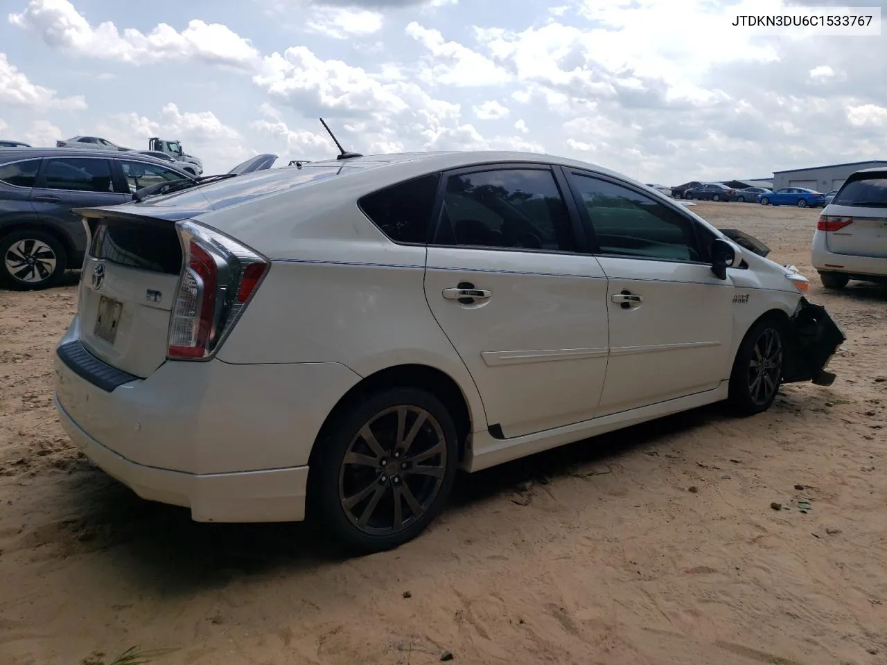 JTDKN3DU6C1533767 2012 Toyota Prius