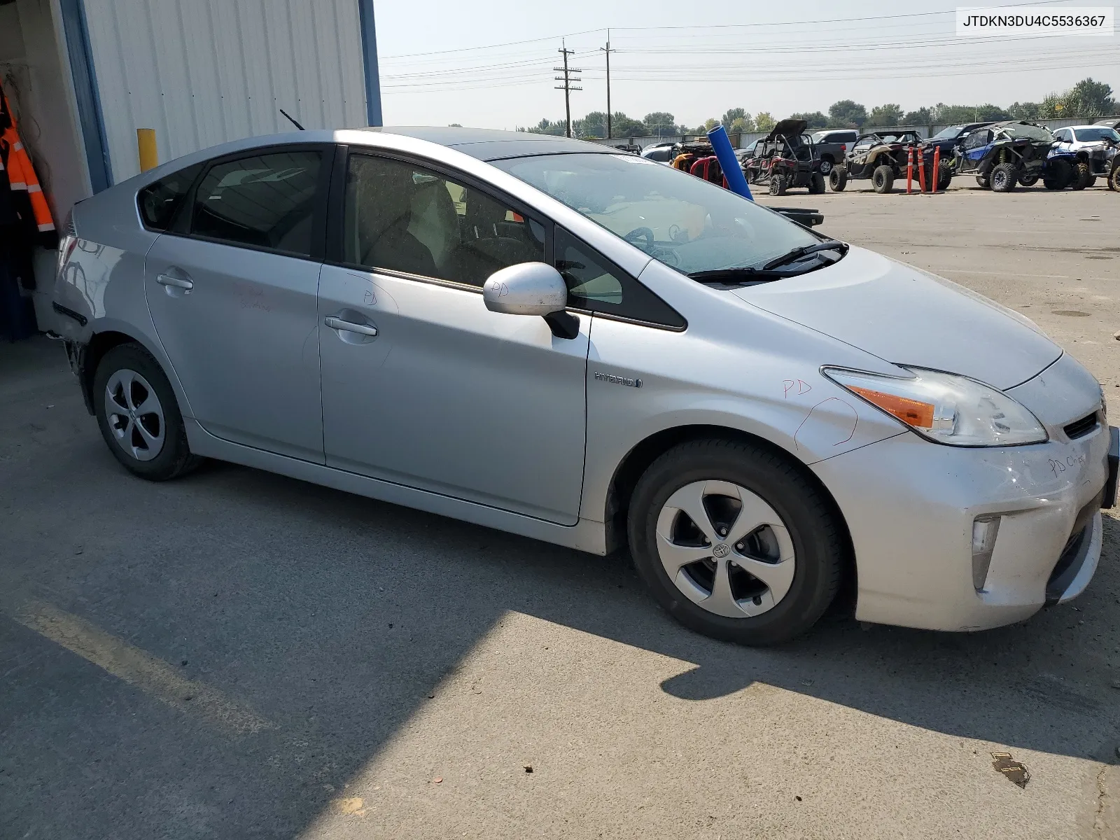 2012 Toyota Prius VIN: JTDKN3DU4C5536367 Lot: 67108684