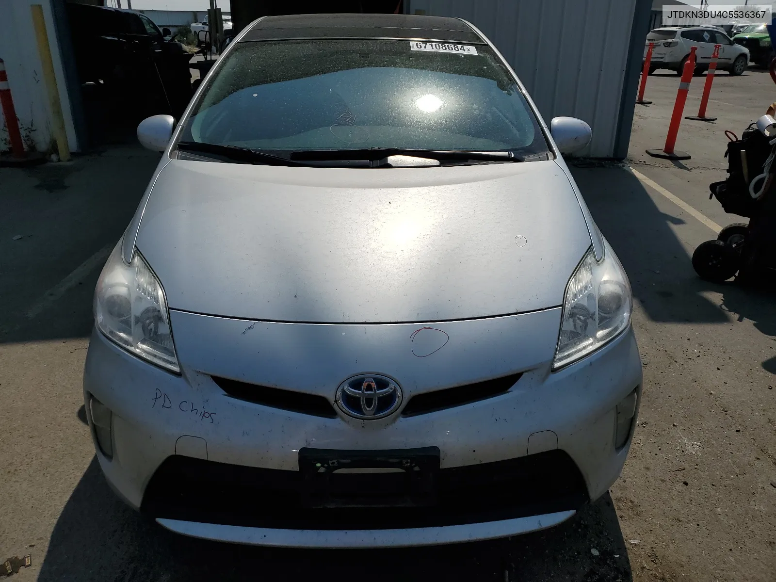 2012 Toyota Prius VIN: JTDKN3DU4C5536367 Lot: 67108684