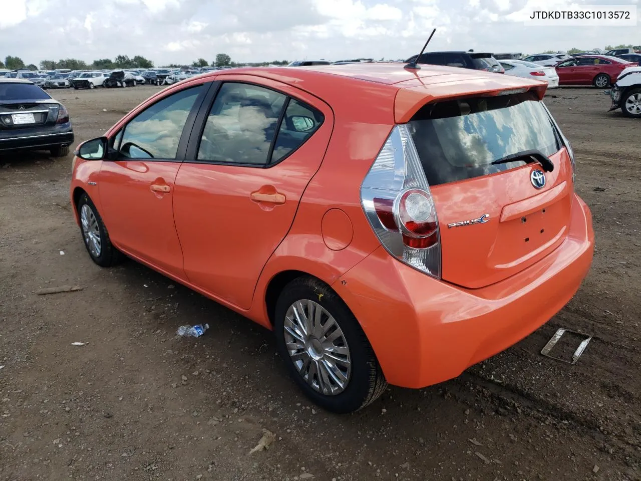 2012 Toyota Prius C VIN: JTDKDTB33C1013572 Lot: 67331154