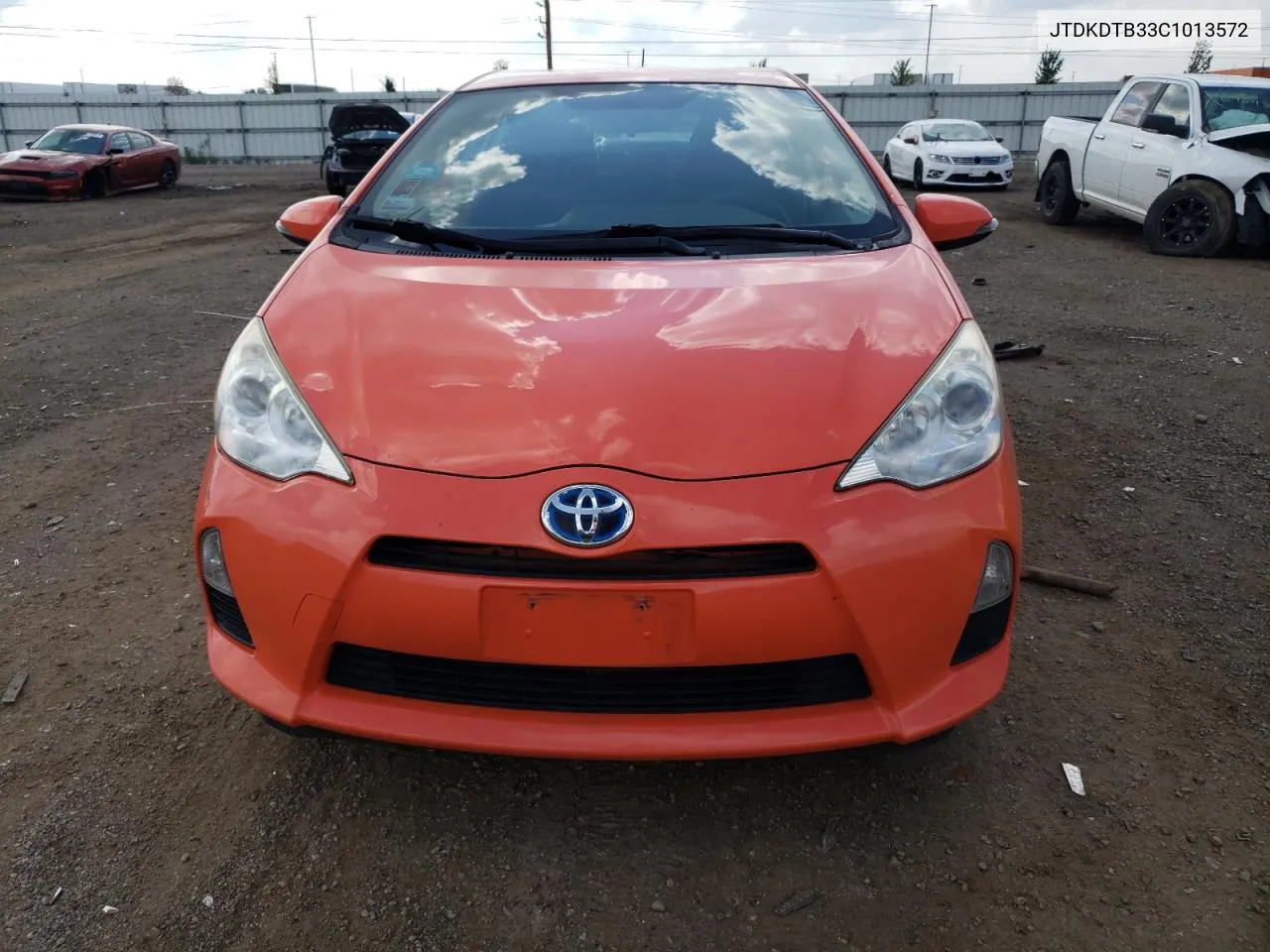 2012 Toyota Prius C VIN: JTDKDTB33C1013572 Lot: 67331154