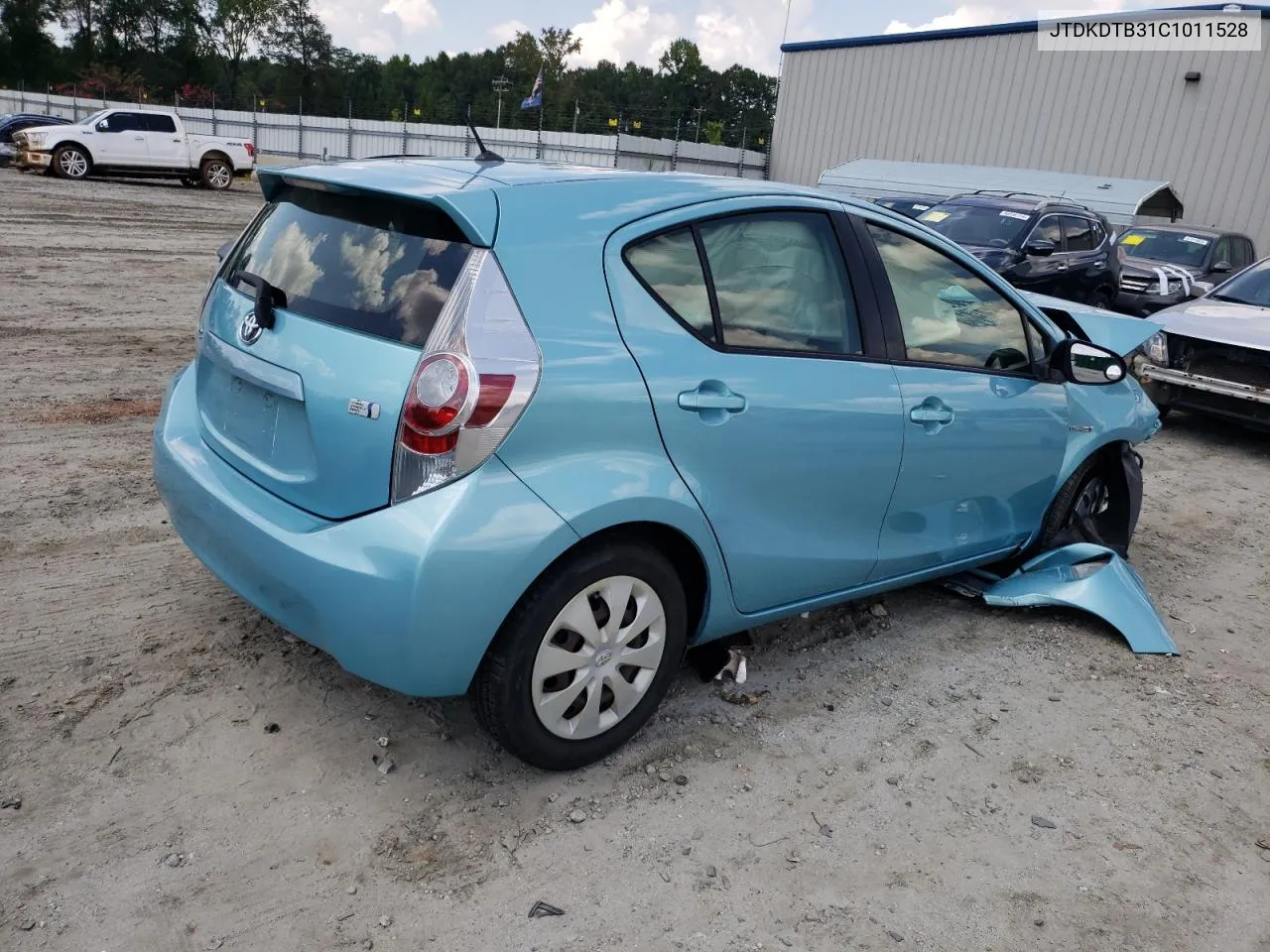 2012 Toyota Prius C VIN: JTDKDTB31C1011528 Lot: 67596714