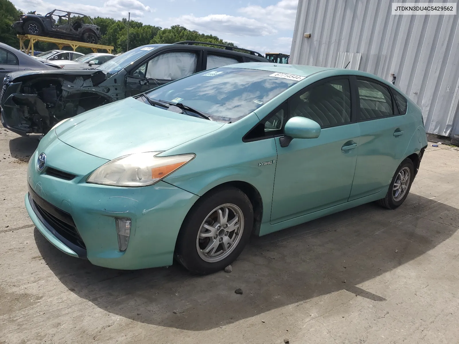 JTDKN3DU4C5429562 2012 Toyota Prius