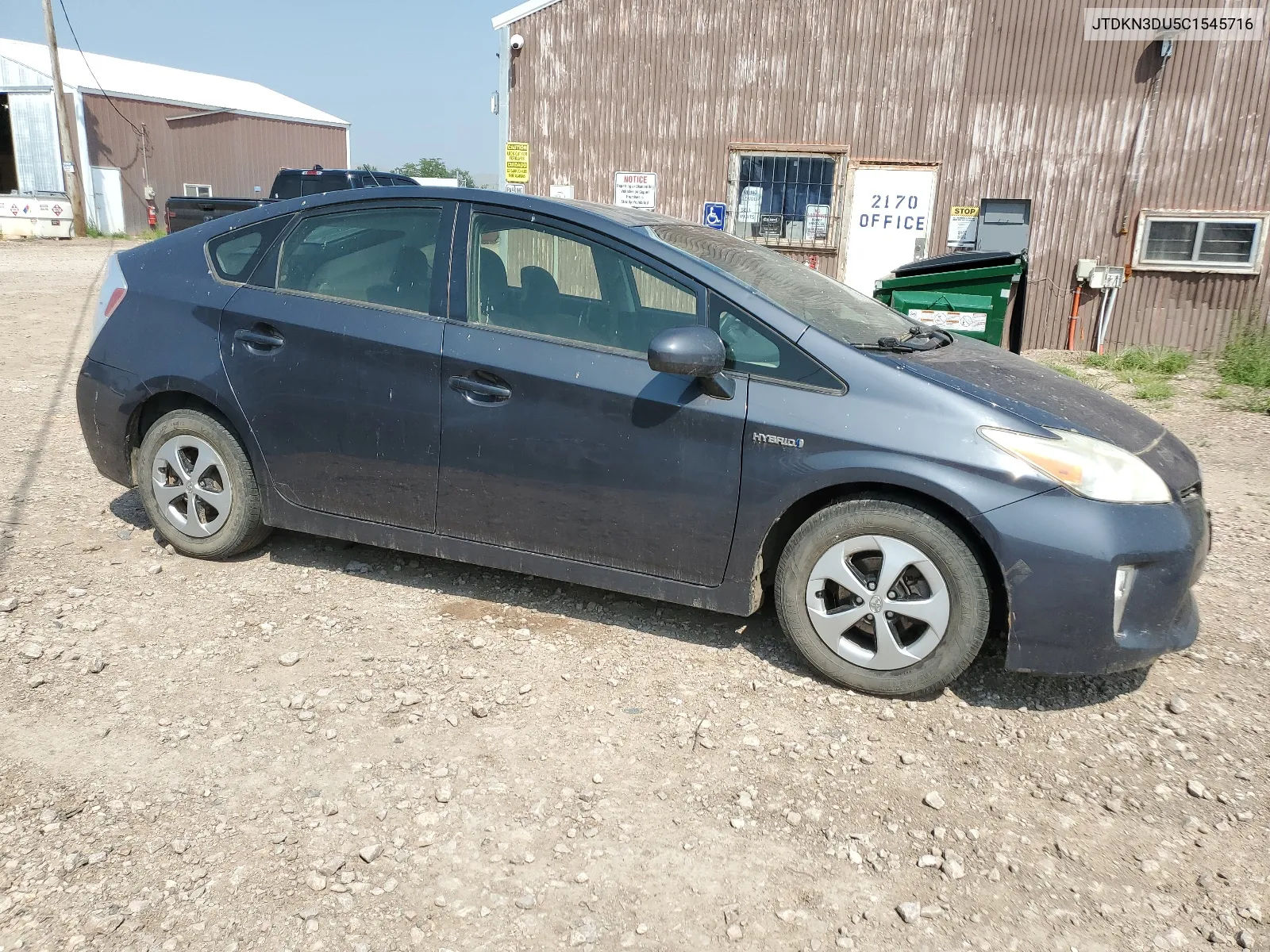 JTDKN3DU5C1545716 2012 Toyota Prius