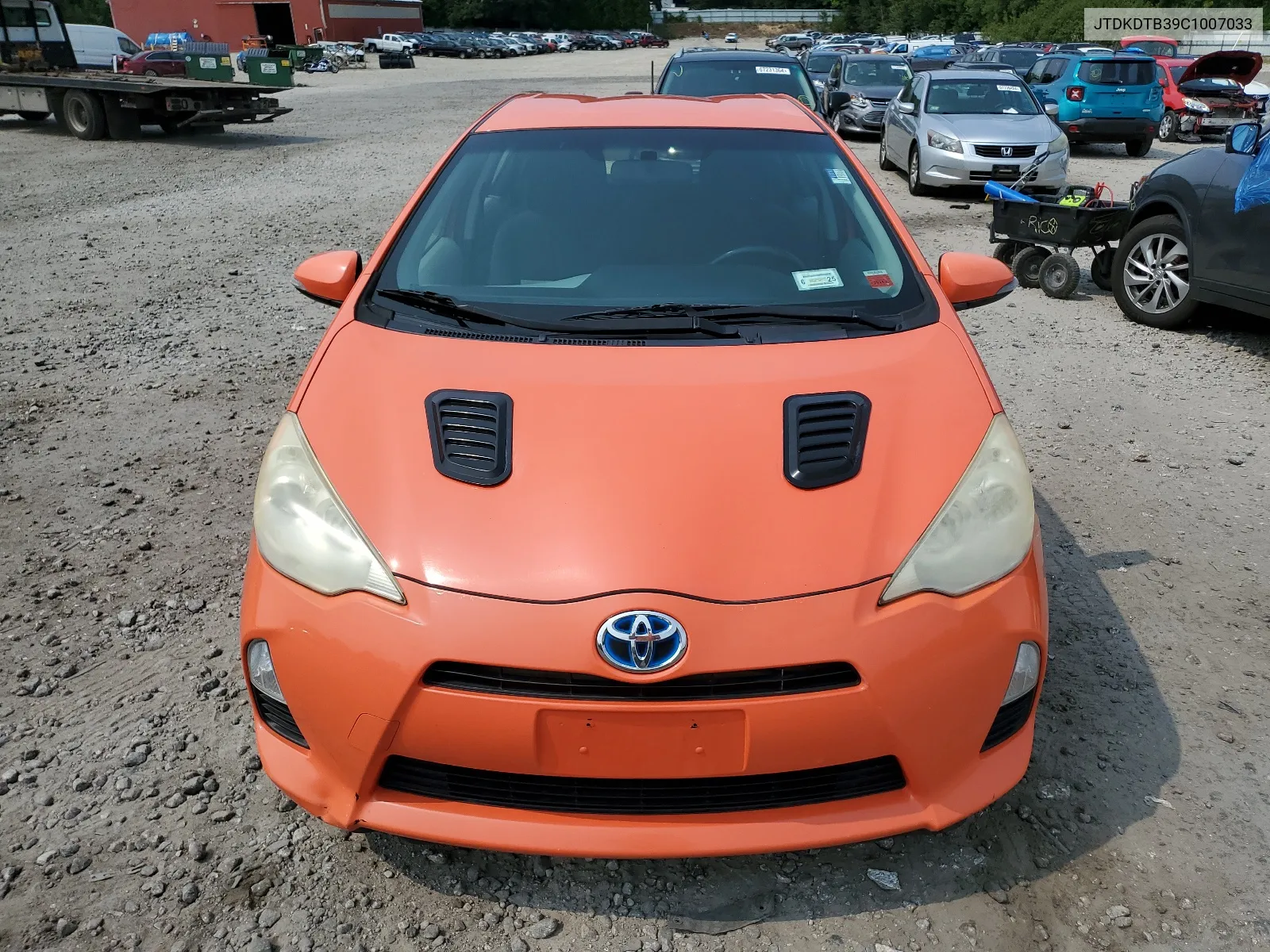 2012 Toyota Prius C VIN: JTDKDTB39C1007033 Lot: 67784884