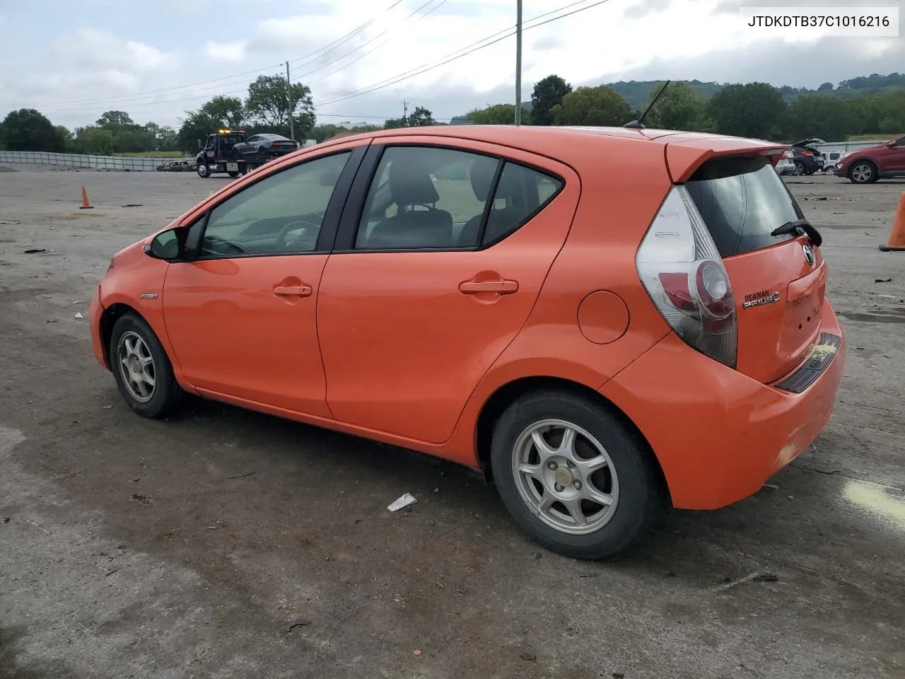 2012 Toyota Prius C VIN: JTDKDTB37C1016216 Lot: 68021714