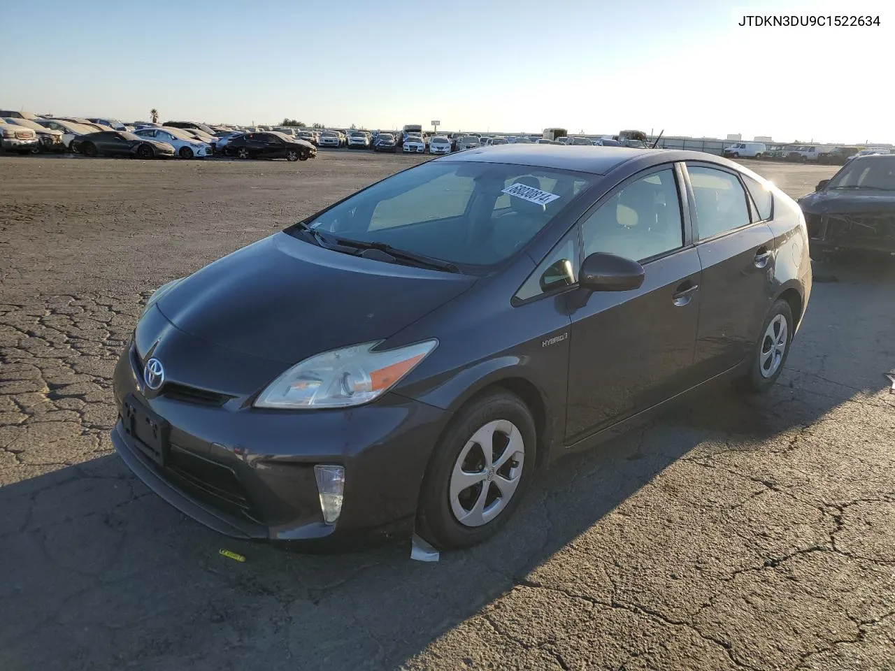 2012 Toyota Prius VIN: JTDKN3DU9C1522634 Lot: 68030814