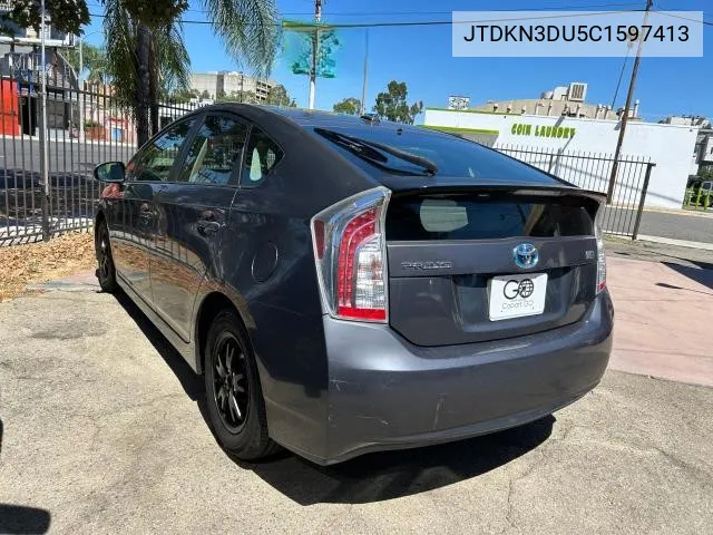 2012 Toyota Prius VIN: JTDKN3DU5C1597413 Lot: 68375884