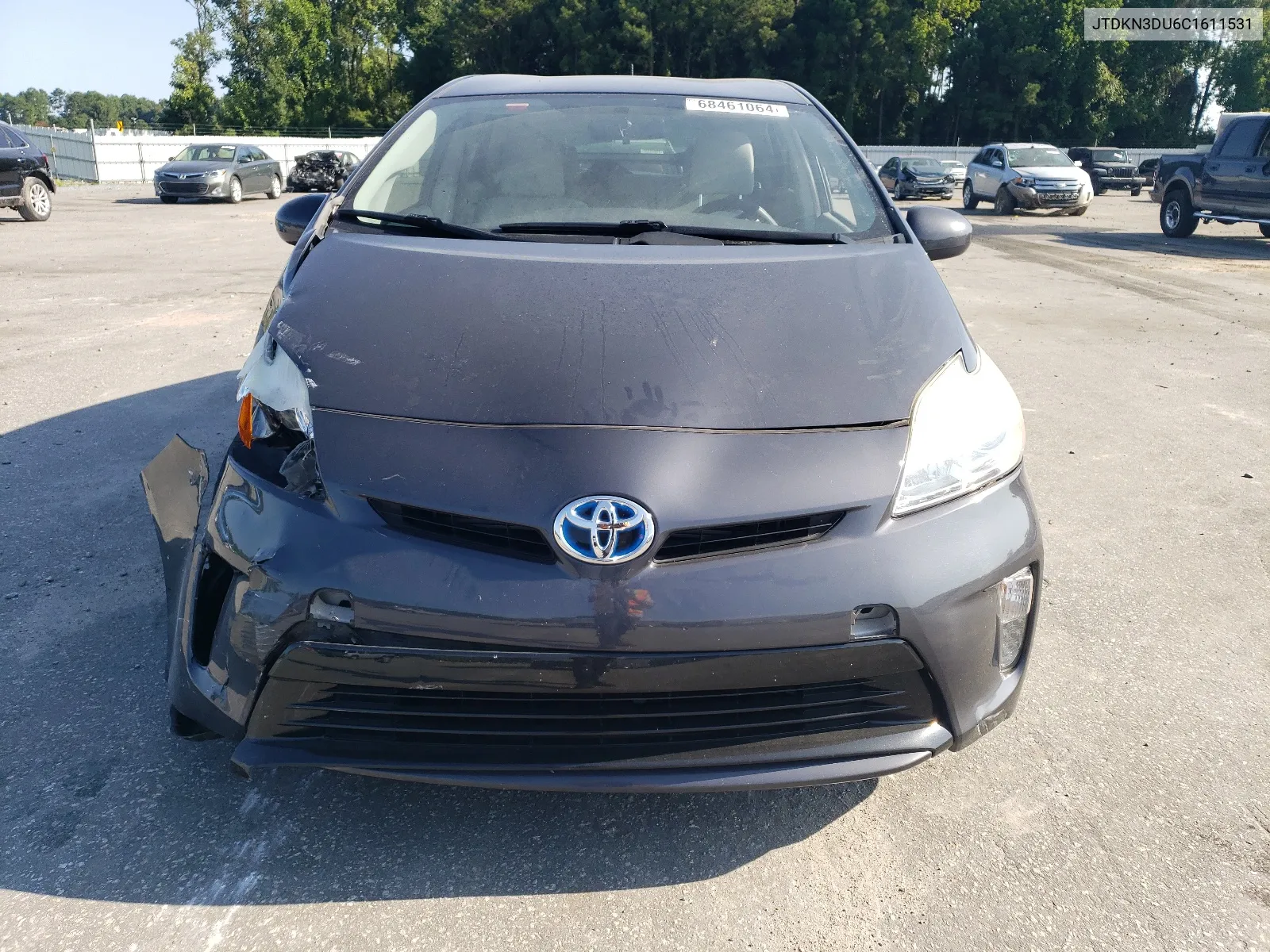 2012 Toyota Prius VIN: JTDKN3DU6C1611531 Lot: 68461064