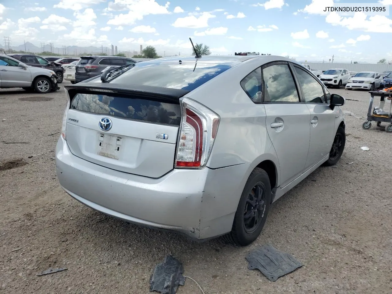 2012 Toyota Prius VIN: JTDKN3DU2C1519395 Lot: 68754884