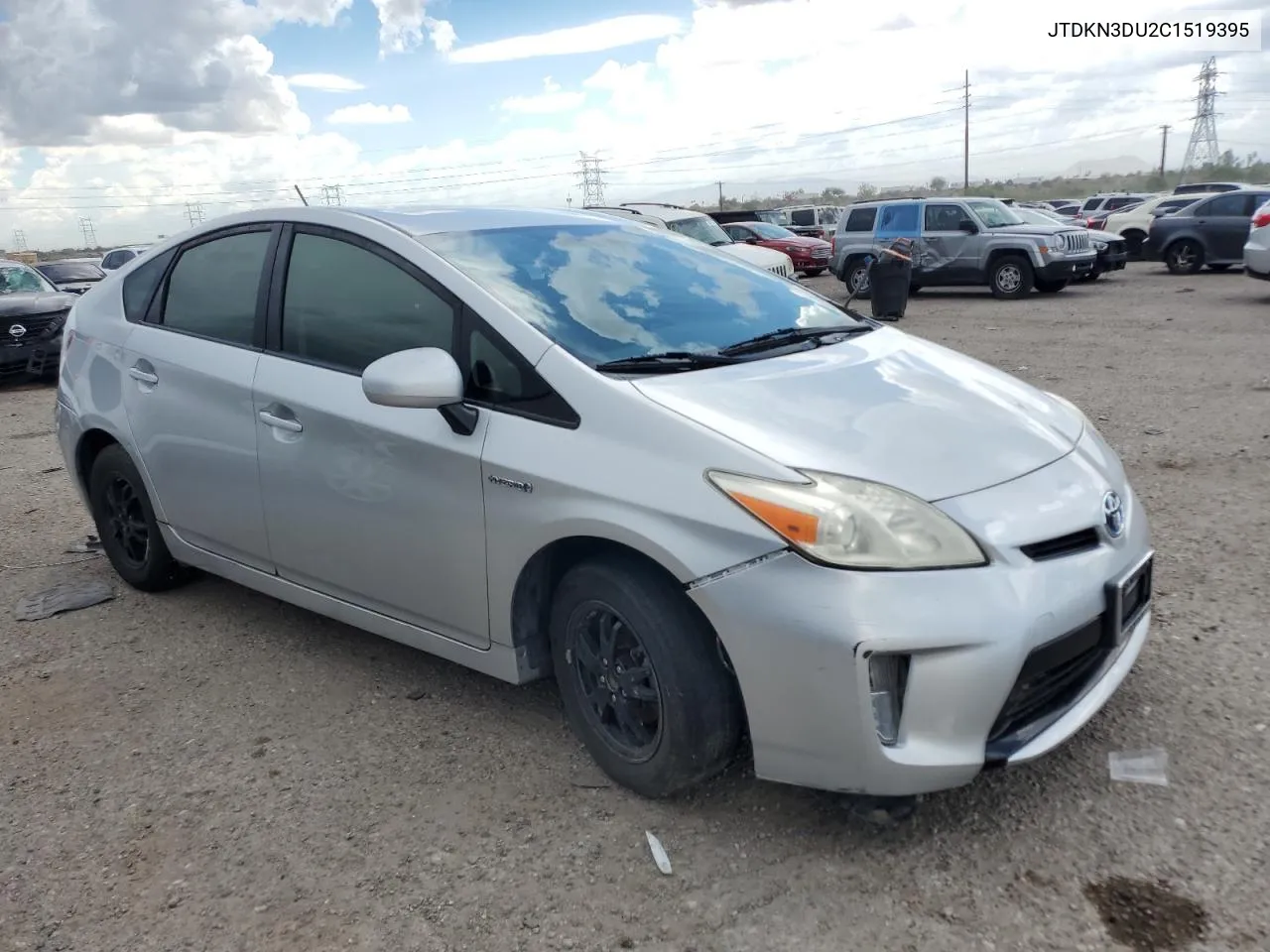 2012 Toyota Prius VIN: JTDKN3DU2C1519395 Lot: 68754884