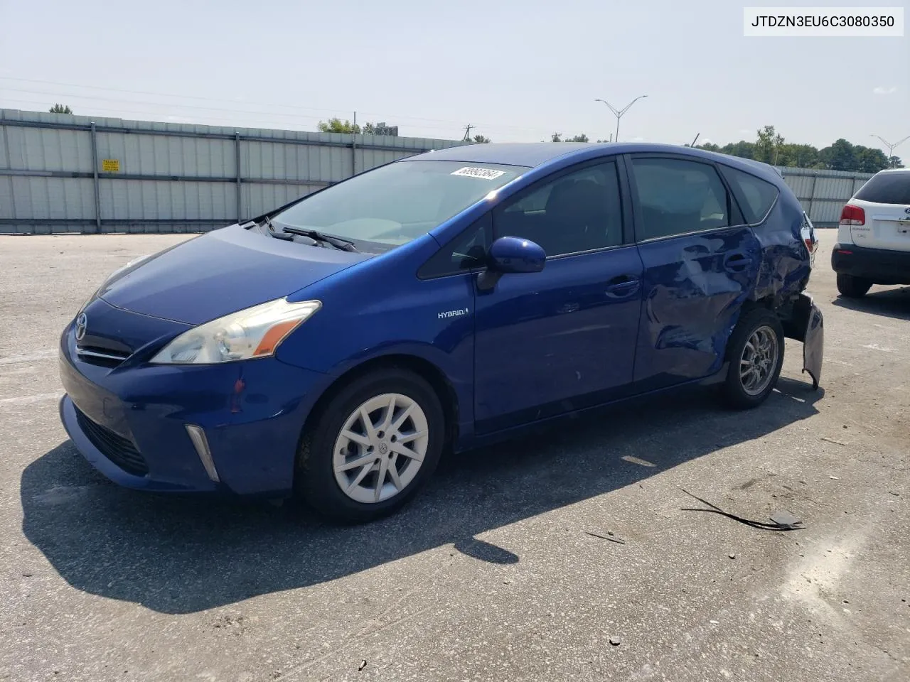 2012 Toyota Prius V VIN: JTDZN3EU6C3080350 Lot: 68992364