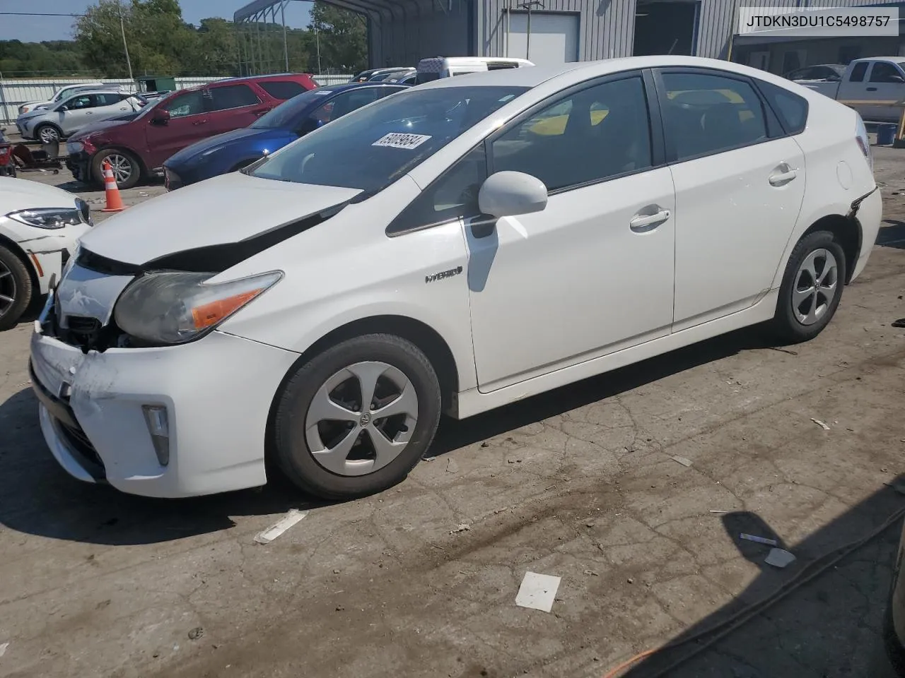 2012 Toyota Prius VIN: JTDKN3DU1C5498757 Lot: 69009684