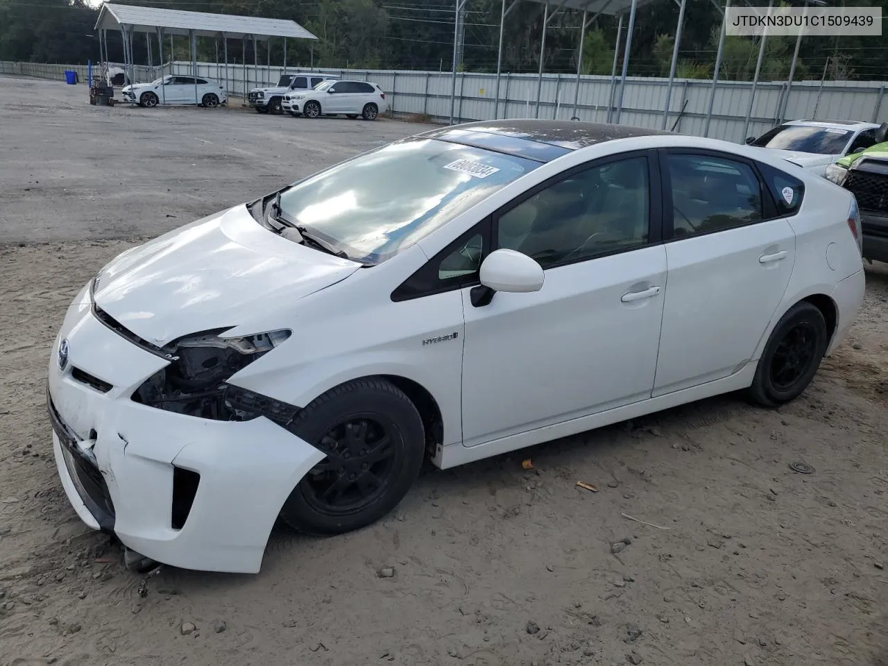 2012 Toyota Prius VIN: JTDKN3DU1C1509439 Lot: 69093034