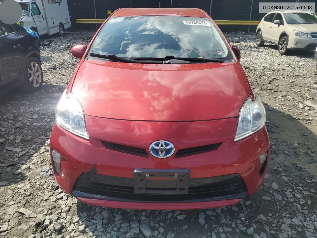 JTDKN3DU2C1570508 2012 Toyota Prius