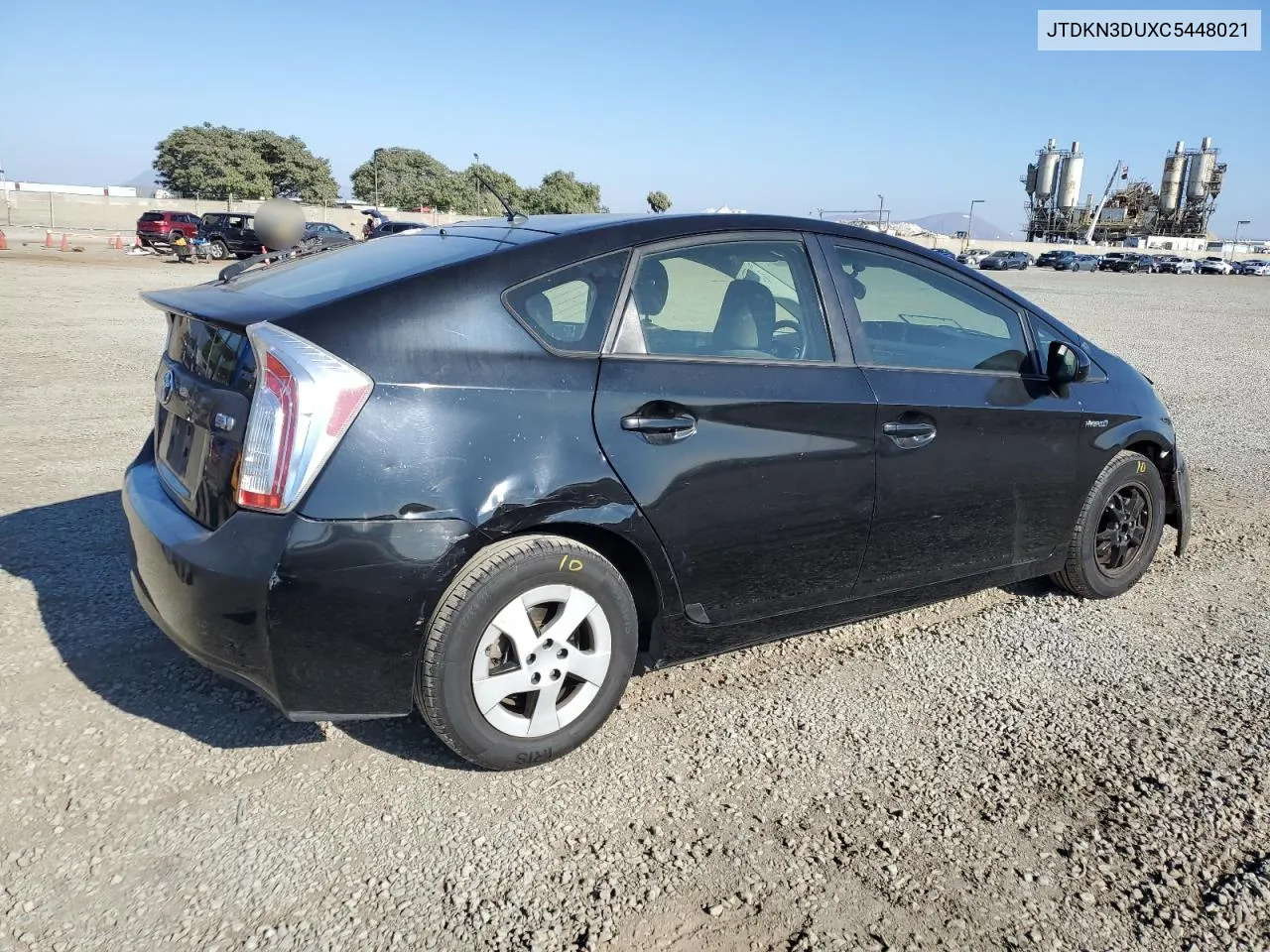 JTDKN3DUXC5448021 2012 Toyota Prius