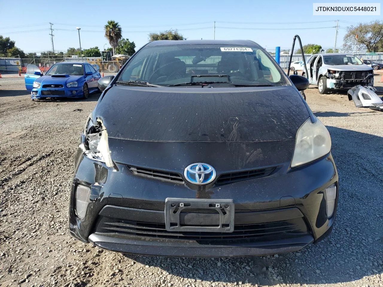 2012 Toyota Prius VIN: JTDKN3DUXC5448021 Lot: 69274304