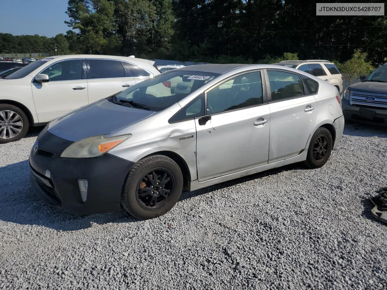 2012 Toyota Prius VIN: JTDKN3DUXC5428707 Lot: 69493254