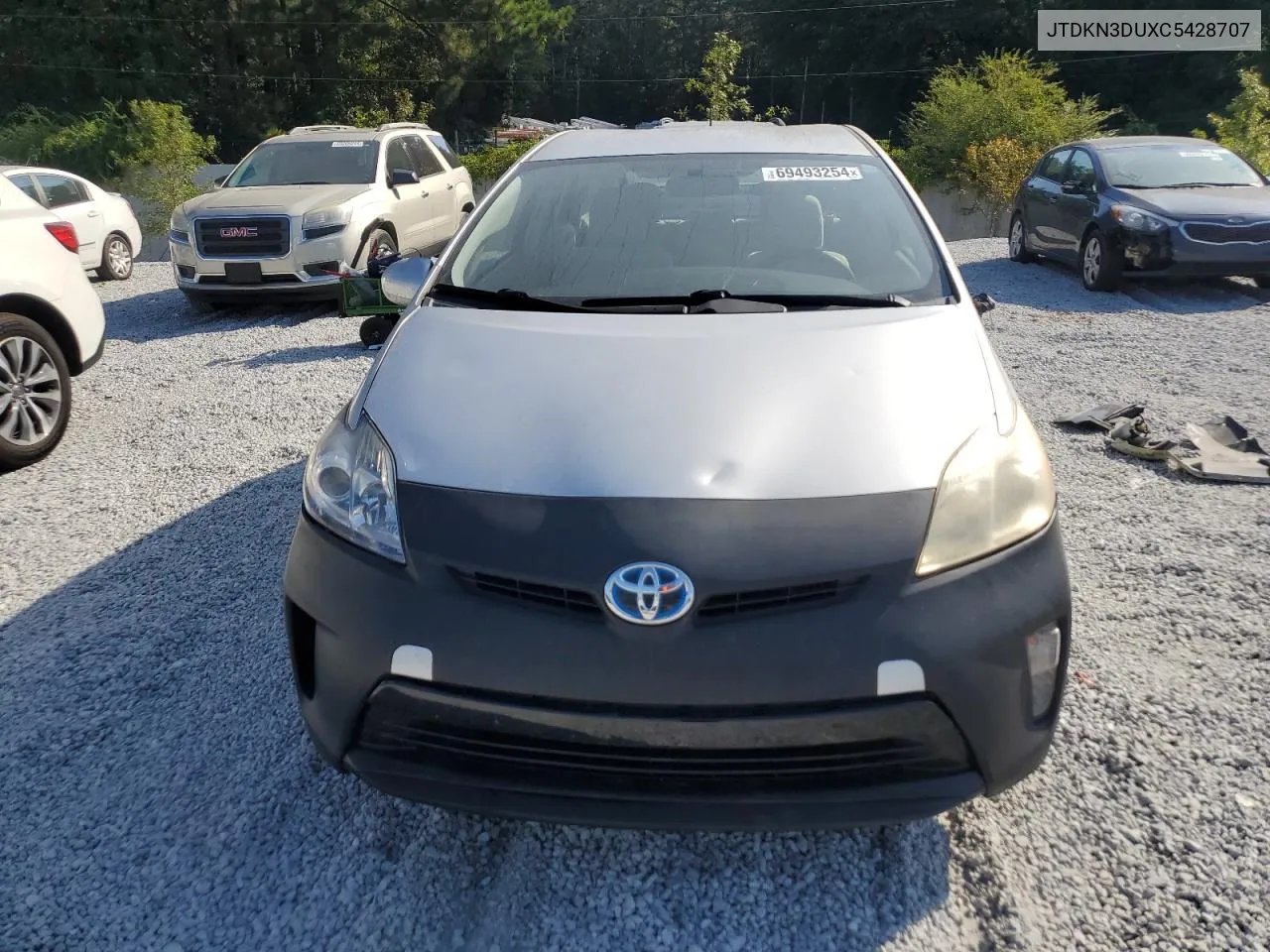 JTDKN3DUXC5428707 2012 Toyota Prius