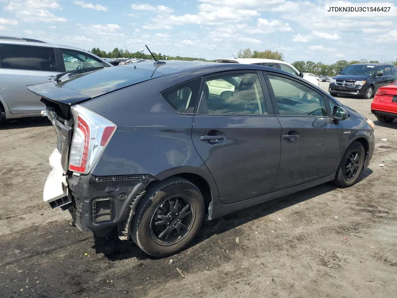 2012 Toyota Prius VIN: JTDKN3DU3C1546427 Lot: 70101394