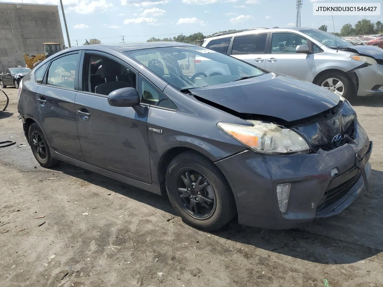 2012 Toyota Prius VIN: JTDKN3DU3C1546427 Lot: 70101394