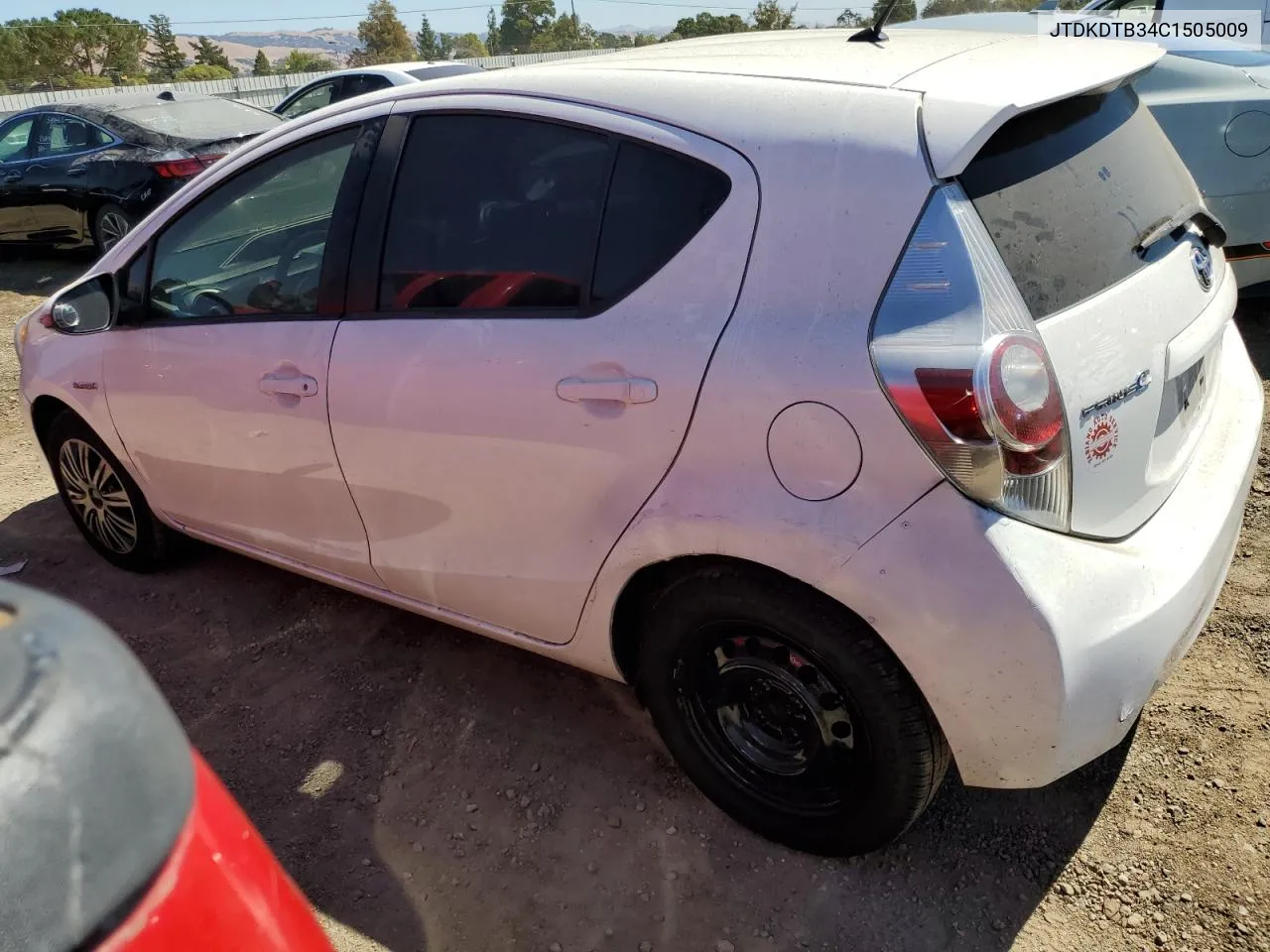 2012 Toyota Prius C VIN: JTDKDTB34C1505009 Lot: 70255234