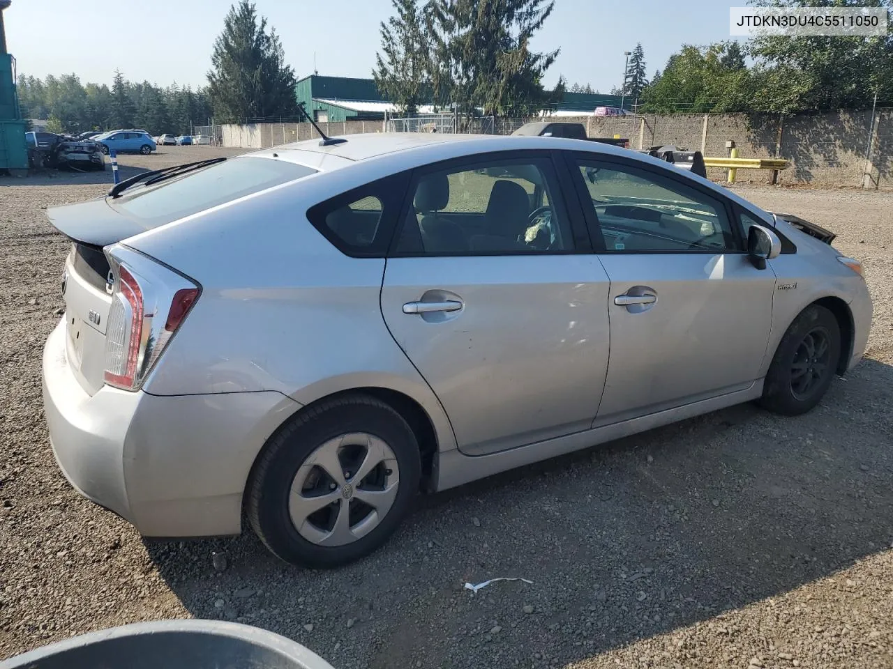 JTDKN3DU4C5511050 2012 Toyota Prius