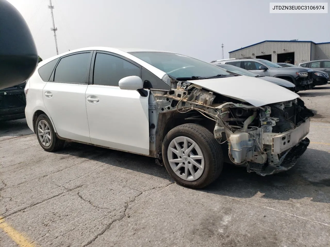 2012 Toyota Prius V VIN: JTDZN3EU0C3106974 Lot: 70360414