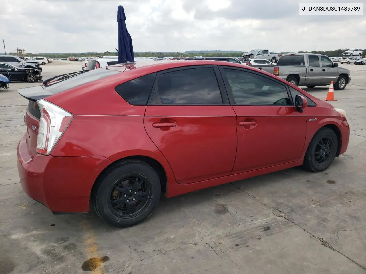 2012 Toyota Prius VIN: JTDKN3DU3C1489789 Lot: 70395594