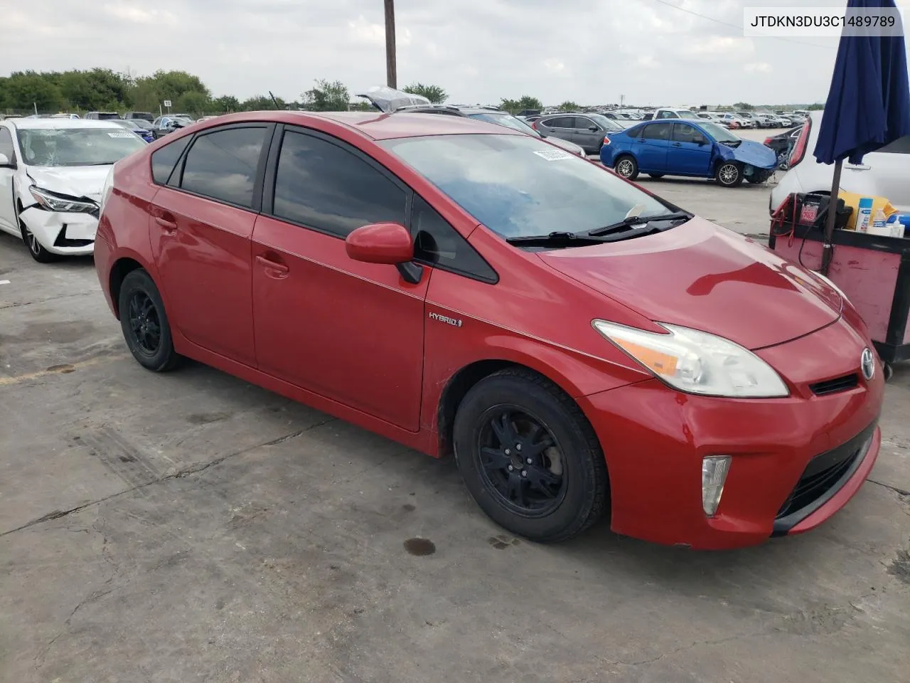 2012 Toyota Prius VIN: JTDKN3DU3C1489789 Lot: 70395594