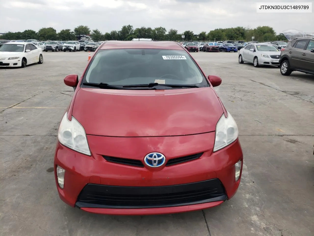 2012 Toyota Prius VIN: JTDKN3DU3C1489789 Lot: 70395594