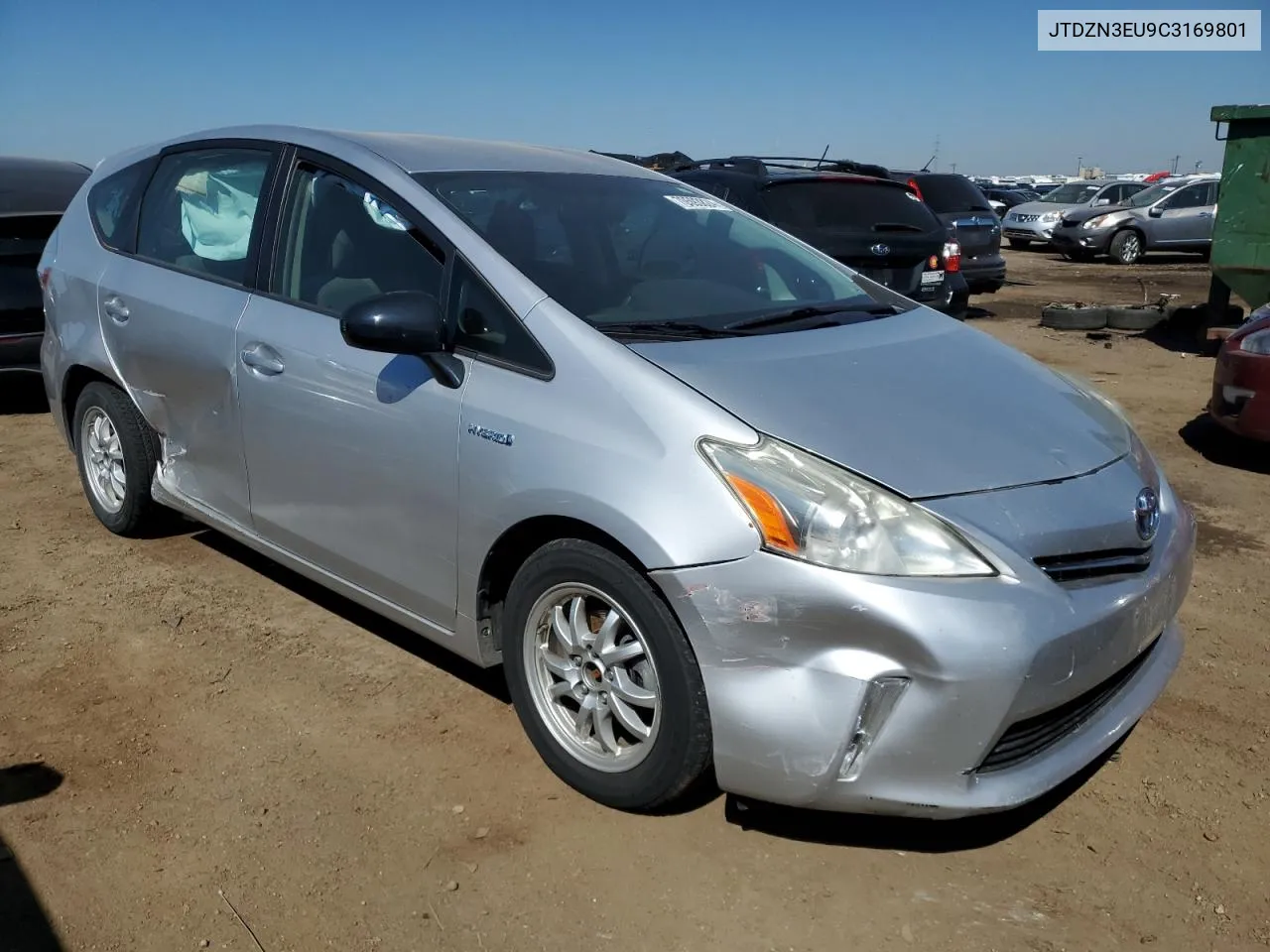 2012 Toyota Prius V VIN: JTDZN3EU9C3169801 Lot: 70593824