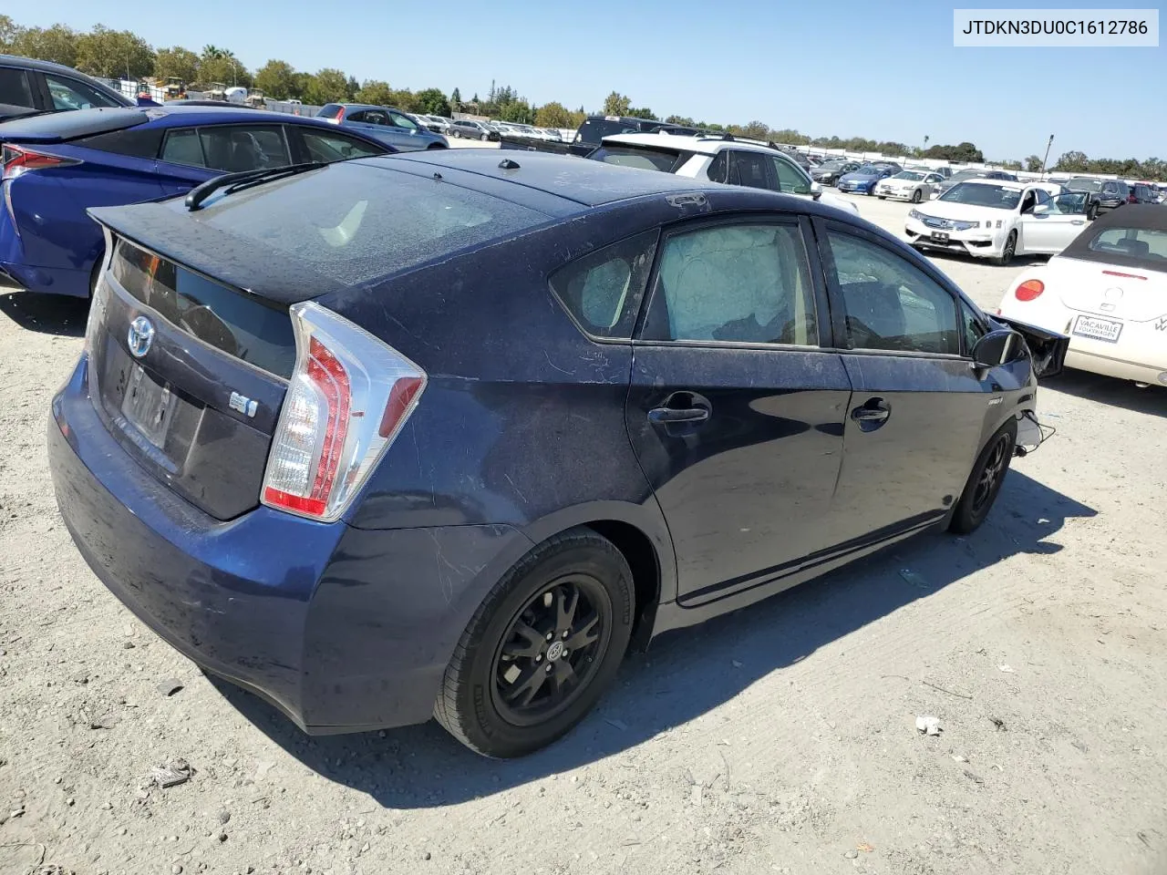 JTDKN3DU0C1612786 2012 Toyota Prius