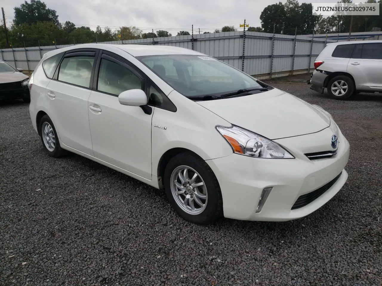 JTDZN3EU5C3029745 2012 Toyota Prius V