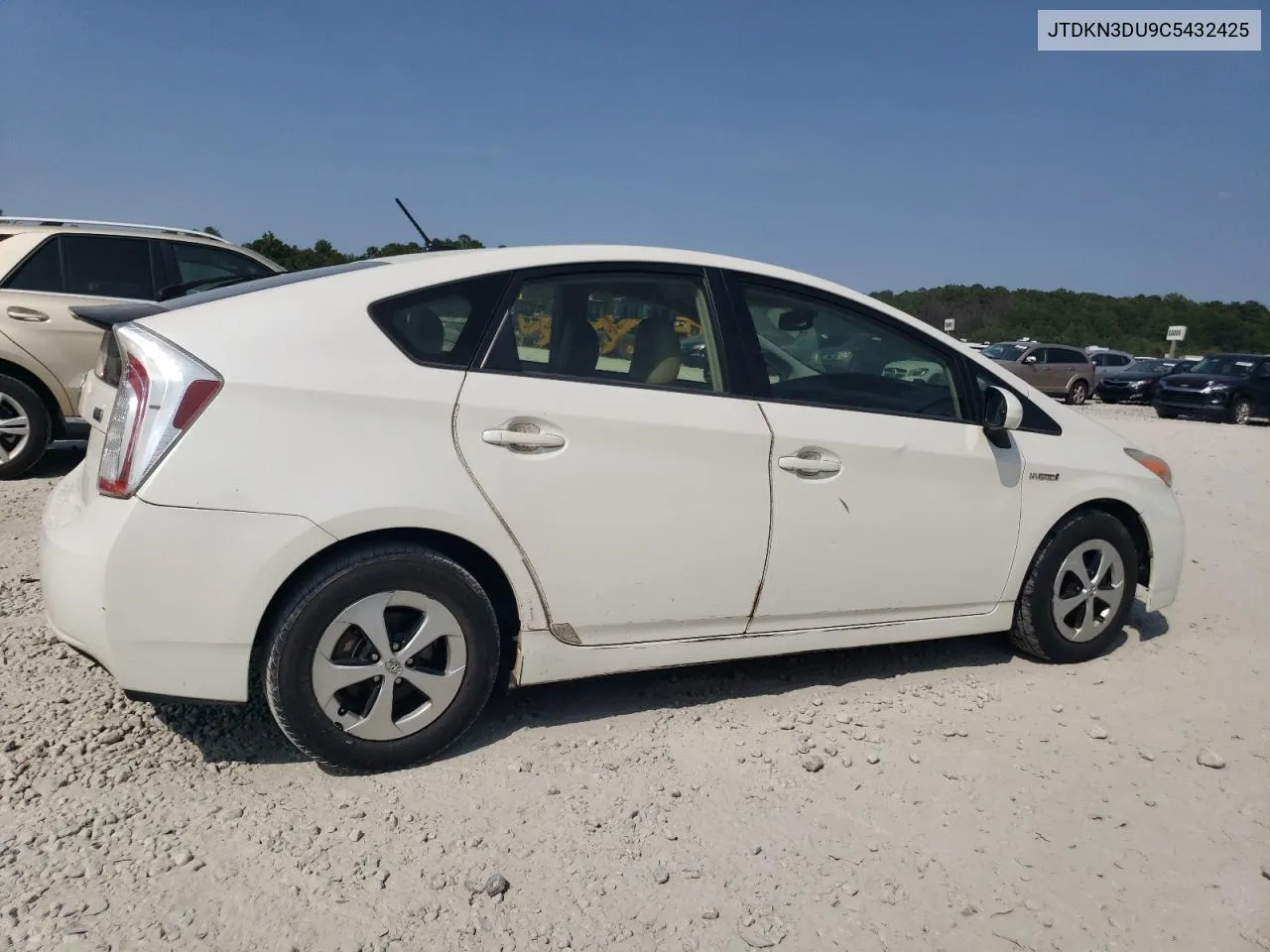 JTDKN3DU9C5432425 2012 Toyota Prius