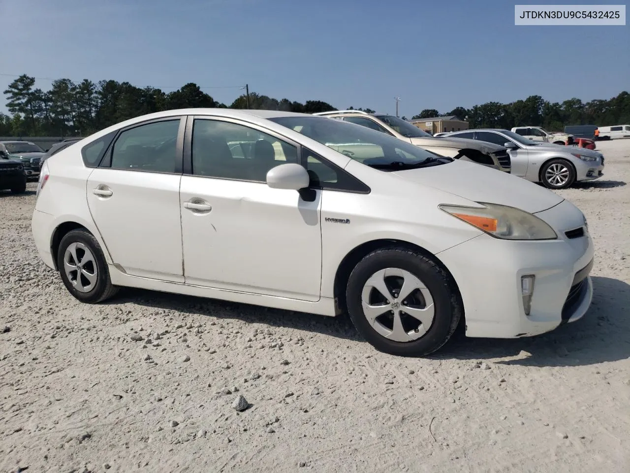 JTDKN3DU9C5432425 2012 Toyota Prius