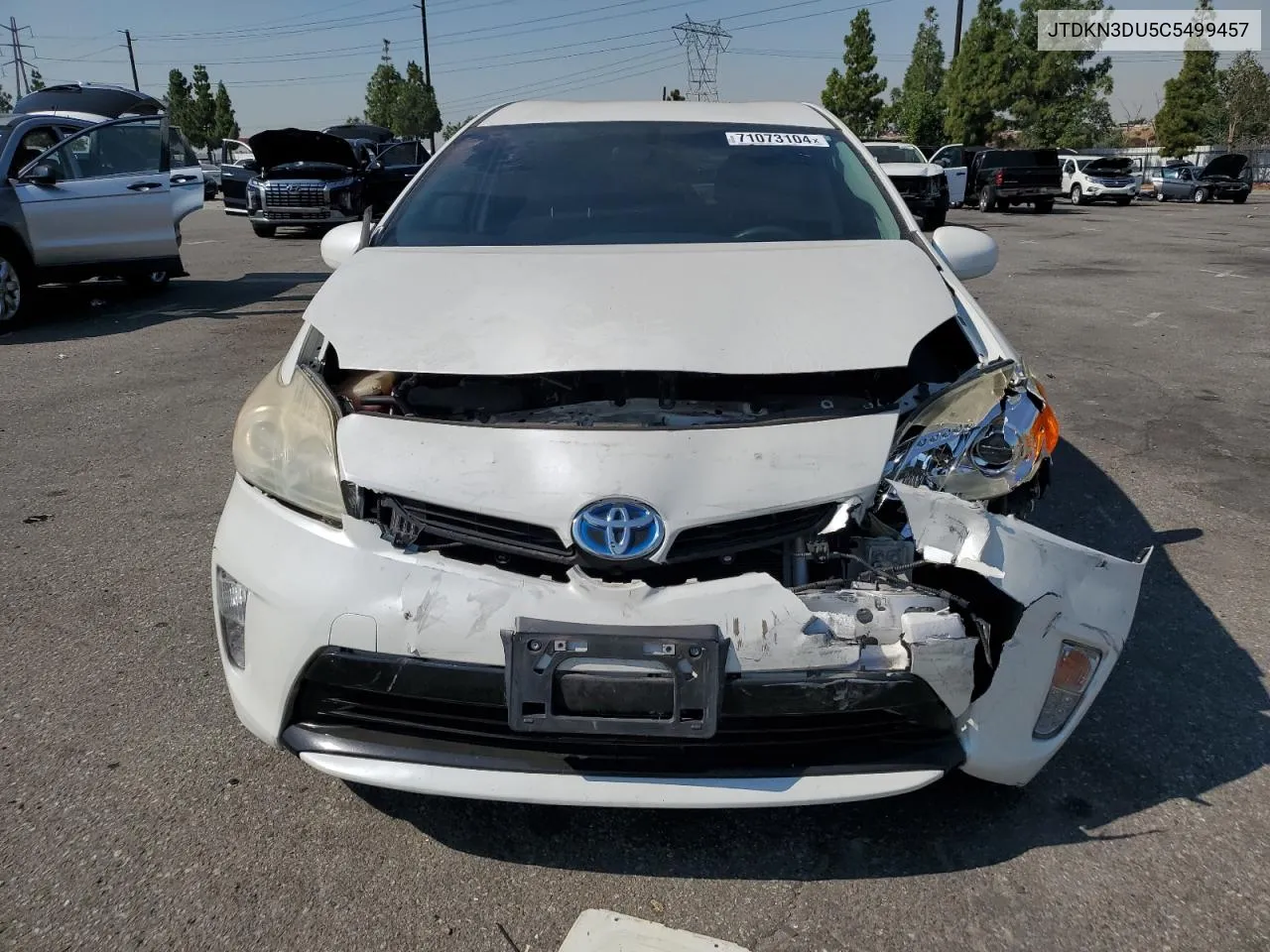 JTDKN3DU5C5499457 2012 Toyota Prius