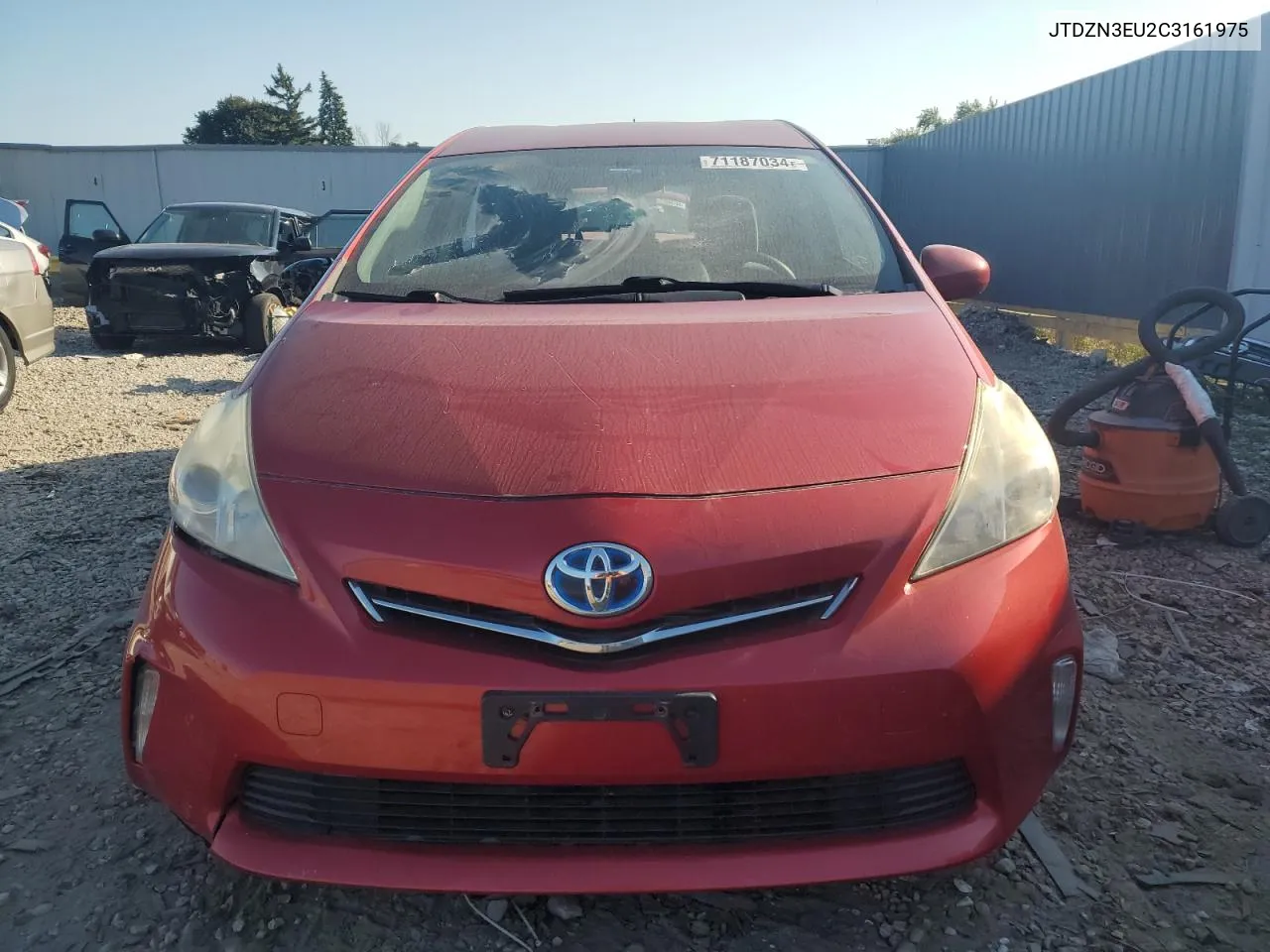 2012 Toyota Prius V VIN: JTDZN3EU2C3161975 Lot: 71187034