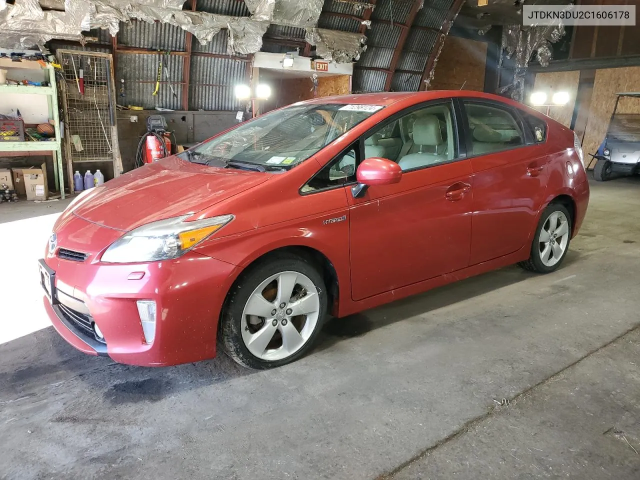 JTDKN3DU2C1606178 2012 Toyota Prius