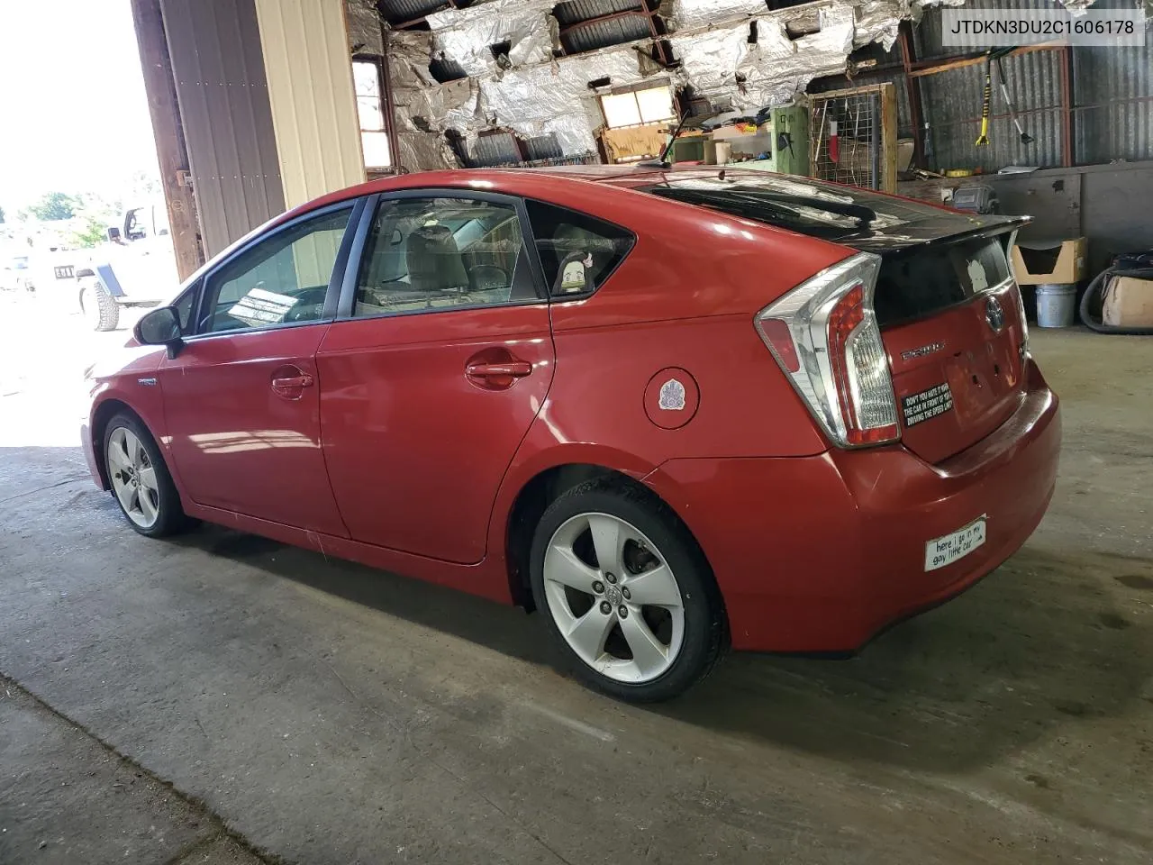 JTDKN3DU2C1606178 2012 Toyota Prius