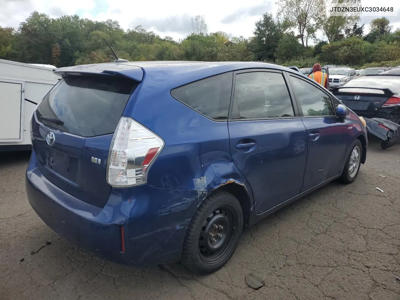 2012 Toyota Prius V VIN: JTDZN3EUXC3034648 Lot: 71315974