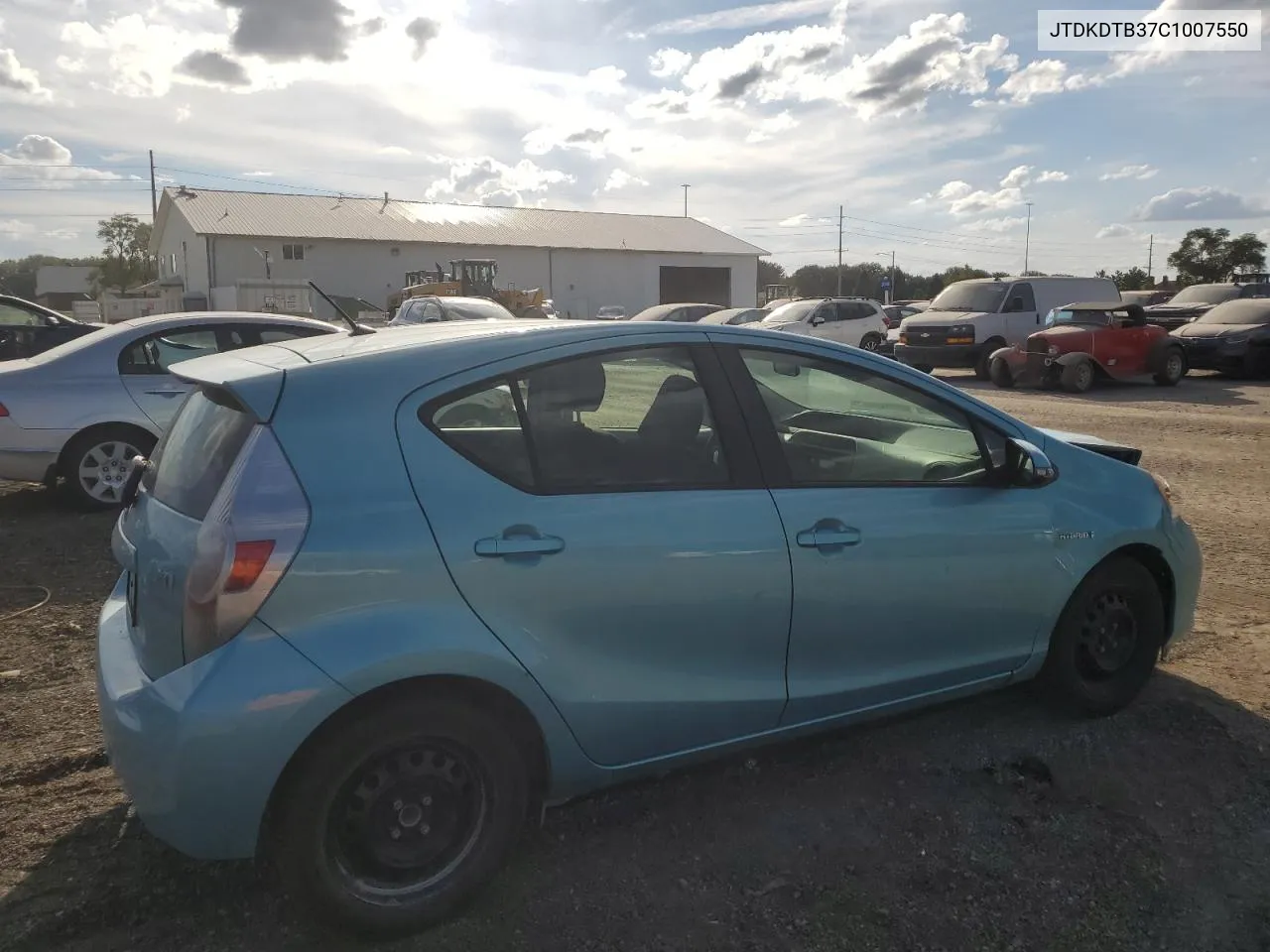 JTDKDTB37C1007550 2012 Toyota Prius C