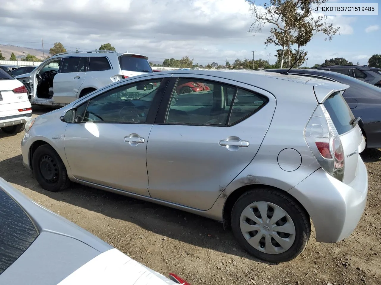 2012 Toyota Prius C VIN: JTDKDTB37C1519485 Lot: 71393124