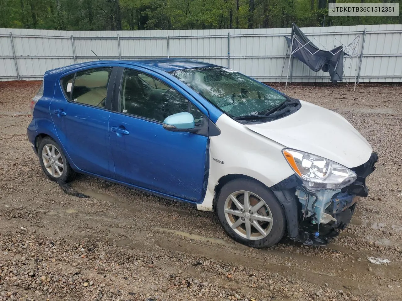 JTDKDTB36C1512351 2012 Toyota Prius C