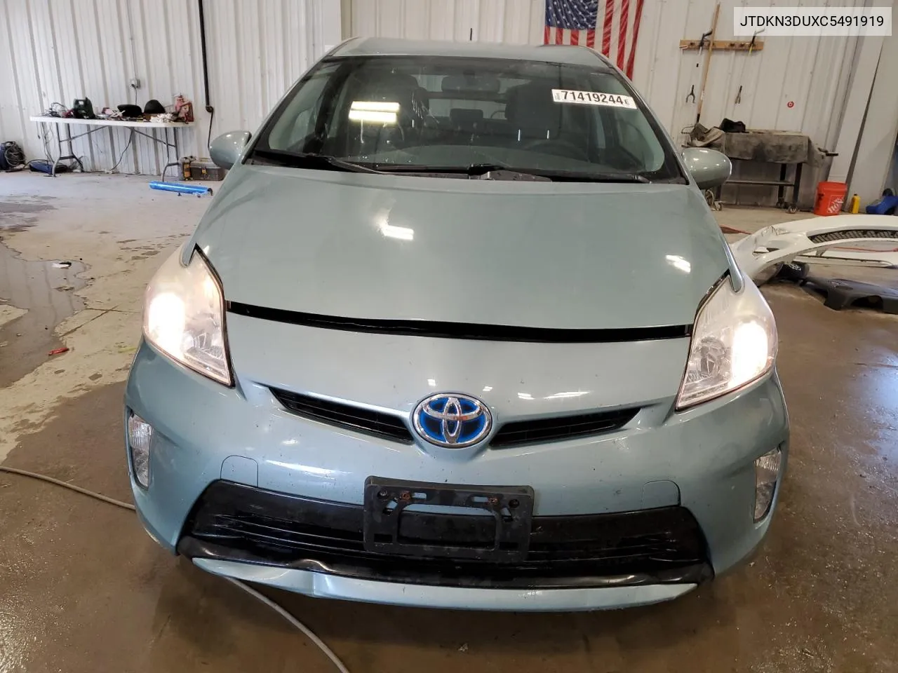 JTDKN3DUXC5491919 2012 Toyota Prius