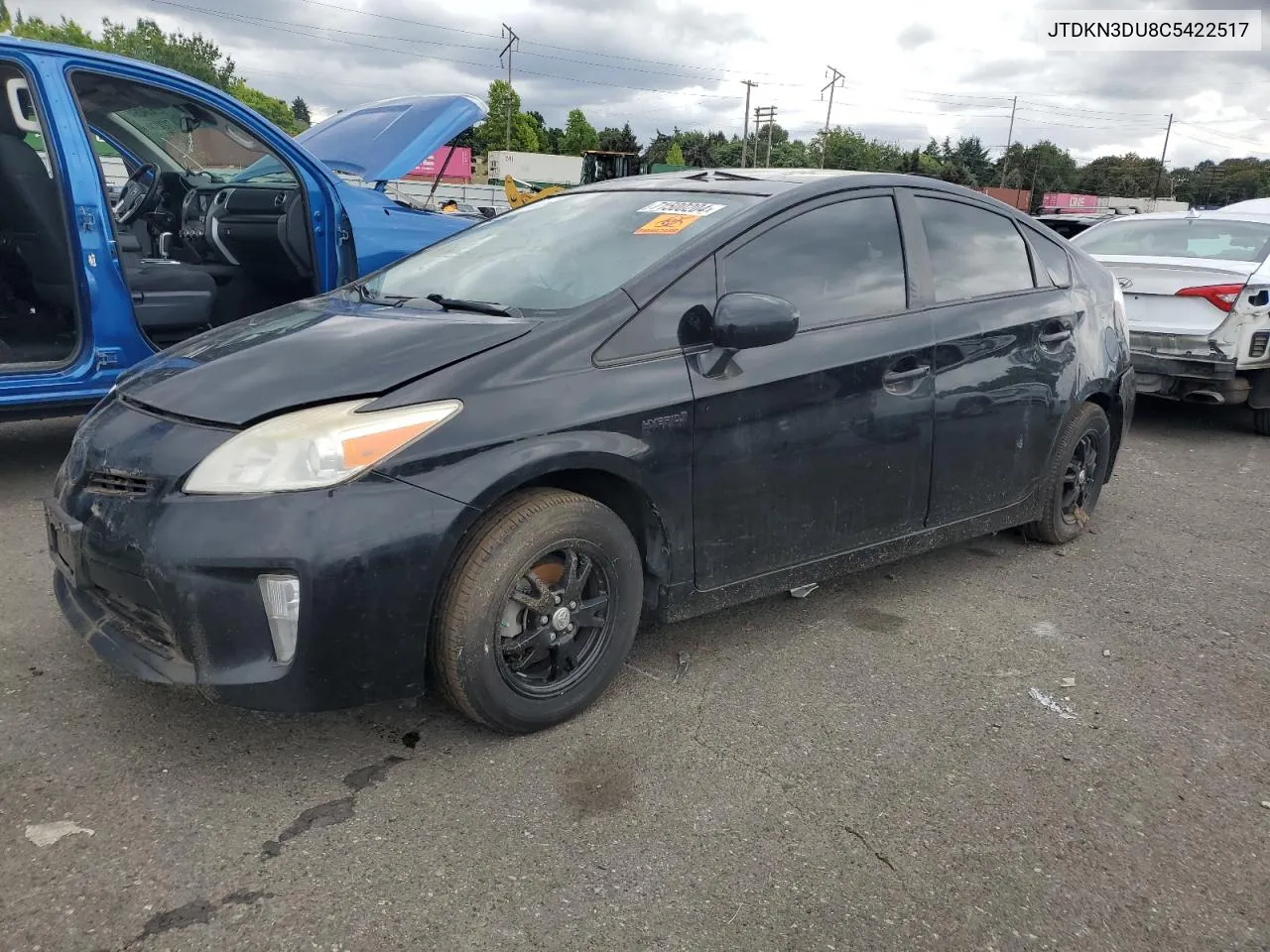 JTDKN3DU8C5422517 2012 Toyota Prius