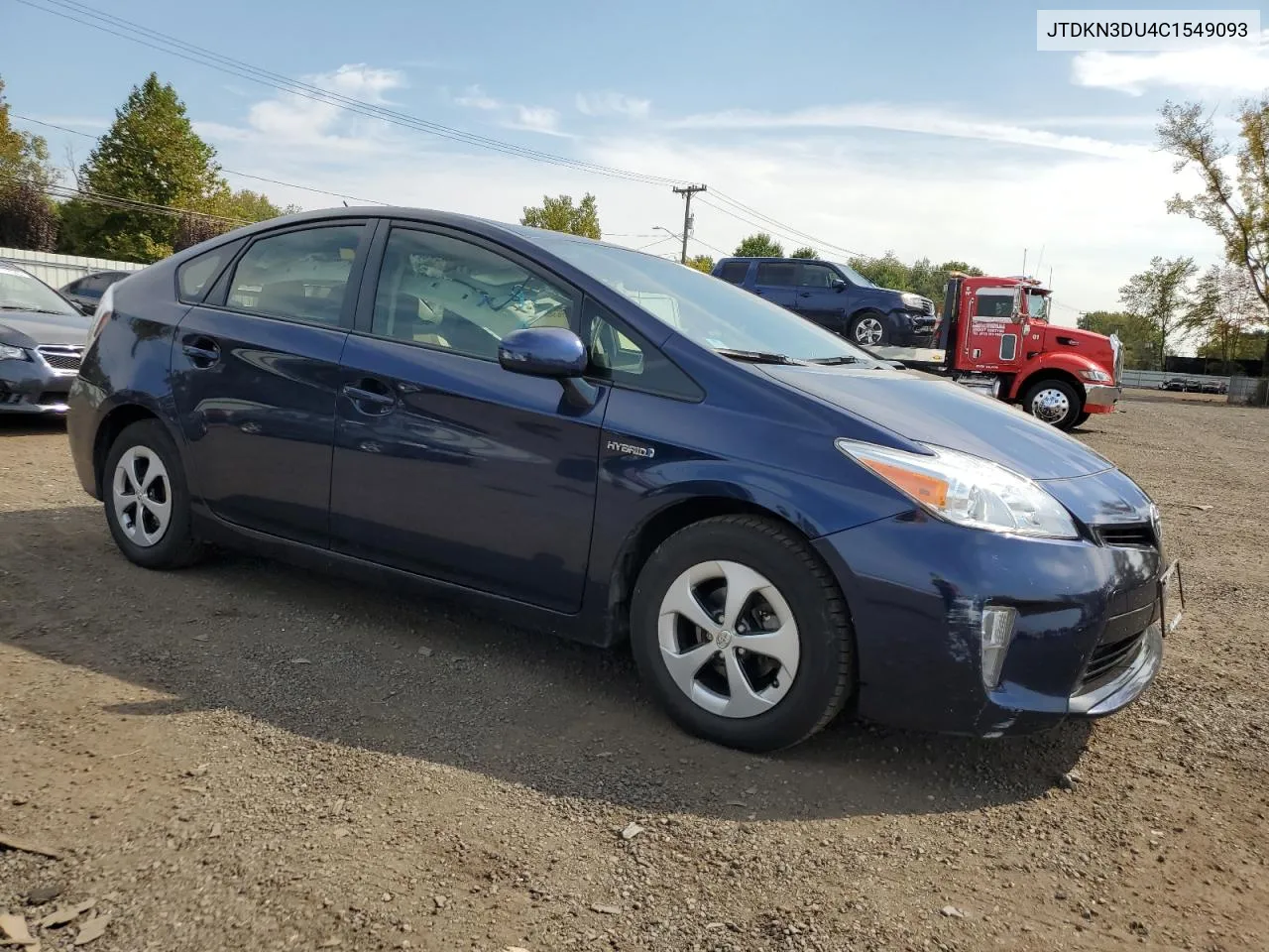 2012 Toyota Prius VIN: JTDKN3DU4C1549093 Lot: 71927194